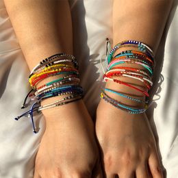 Bracelets Fashion Accessories Multi Layer Bohemian MIDI Rice Bead DIY Bracelet Women's Knitting Rope Friendship Hand Rope Personality Gift