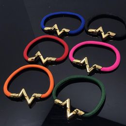 Bangle 2022 New Fashion Z Type V Rope Bracelet Women's Accessories Original Charm European Simple Brand Jewellery Christmas Gift