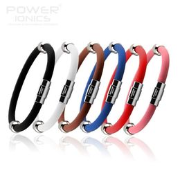 Bracelets Power Ionics ion Titanium Magnetic Plus Bracelet Wristband 6 colors U Pick