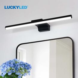 Wall Lamps LUCKYLED Led Bathroom Light Mirror Wall Lamp 8W 12W AC85-265V Wall Mount Light Fixture Modern Wall Lamps for Living Room Bedroom G230523