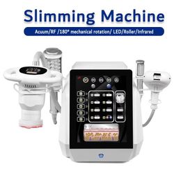 Powerful slimmming Cavitation Vacuum Rf Infrared Body Rotary Face lifting Fat Removal Vacuum Roller+6MHZ Radio Frequency+180 Mechanical Rotation beauty machine