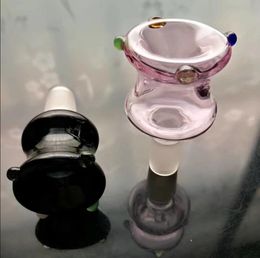 Smoke Pipes Hookah Bong Glass Rig Oil Water Bongs New Colourful Dotted Bubble Head Cigarette Accessories