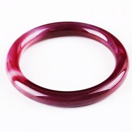 Bangle Send Certificate 100% Real Jade Bangles 7a Pink Purple Chalcedony Certified Jade Bangle Bracelet Men Women Jewellery Accessories