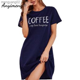 Women's Sleepwear New Milk Silk Summer Nightgown Trendy Women Nightdress Short Sleeve Nightgowns for Girls Sweet Casual Sleepwear Pyjama Homedress T230523