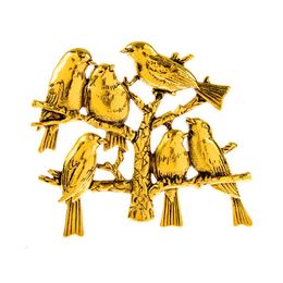 Brooches Pins XIANG Cute 6 Birds And Branch For WomenPins