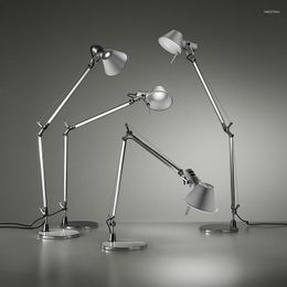 Table Lamps Nordic Simple Rotary Folding Lamp Long Arm Adjustable Office Lights Bedroom Bedside Reading Led E27