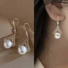 New Geometric Pendant Earrings Korea Simple Fashion Jewellery For Woman Girls Party Temperament Accessories Gift