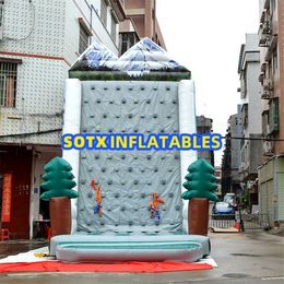 2024 Hot sale inflatable rock climbing wall inflatable climbing wall for climber sports