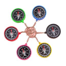 Party Favor Cam Plastic Compass Hiking Navigation Premium Outdoor Sports Pointer Pointing Guider Keychain Drop Delivery Home Garden Dhpli