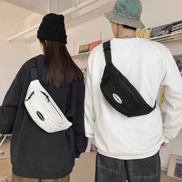 Mobile waist bag chaopai men chest bag simple and light one shoulder small backpack women leisure sports messenger bag men