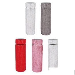 Tumblers 500Ml Diamond Thermos Cup Portable Stainless Steel Household Water Creative Gift Drop Delivery Home Garden Kitchen Dining B Dhlzv