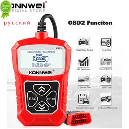 New KONNWEI KW310 OBD2 Russian Language Diagnostics Tool OBD 2 Scanner for Auto ODB2 Car Tools Better Than ELM327