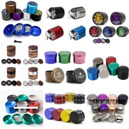 Original Sharpstone Grinders Metal Alloy Herb Grinders Tobacco Sharp stone Grinders 4 Layers 40/50/55/63mm Big Grinder Bullet Aluminum