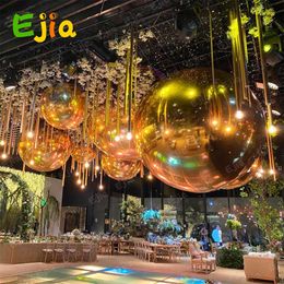 2024 Hot Selling Inflatable Large Decorative Mirrors Ball Christmas Mirror Sphere Ball For Party Wedding Decoration