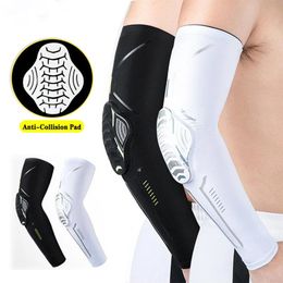 Knee Pads Elbow & Sport Crashproof Compression Protective Arm Sleeves Protectors For Outdoor Gym Support Guard Bicycle