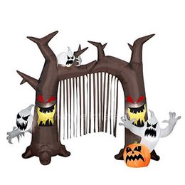 3m Haunted Archway Halloween Air blown Inflatable dead tree arch/ inflatable archway entrance