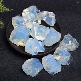 Decorative Figurines Natural Opal Stones Rough Quartz Crystal Stone Mineral Reiki Healing Home Decor Specimens Collectible