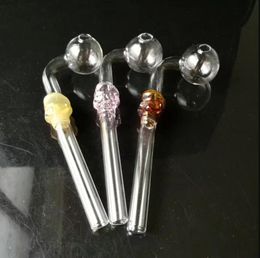 The New Colour Had Long Curved Bone Pot ,Wholesale Glass Bongs Oil Burner Glass Pipes Water Pipes Glass Pipe Oil Rigs Smoking