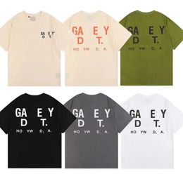 Galleryse depts Tees Mens T Shirts Women Designer T-shirts cottons Tops Man S Casual Shirt Luxurys Clothing Street Shorts Sleeve New high end 60ess
