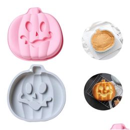 Baking Moulds 8 Inch Sile Mods Creative Scary Pumpkin Cake Tool Halloween Party Supplies Drop Delivery Home Garden Kitchen Dining Ba Dh7N0