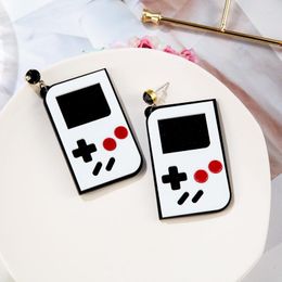 Dangle Earrings Fashion Game Console Acrylic For Women Funny Geometric Toy Drop Party