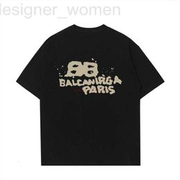 Men's T-Shirts Designer Fashion Clothing French Paris Luxury TShirt Tees top of Line Graffiti Trend Printing Short Sleeved Womens Versatile Highend Casual Inst