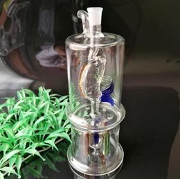 Smoke Pipes Hookah Bong Glass Rig Oil Water Bongs Upper Fish Lower Four Claw Partition Philtre Silent Glass Water Smoke Bottle