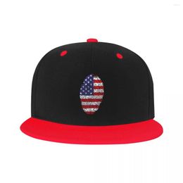 Ball Caps Classic Unisex USA Fingerprint Baseball Cap Adult National Pride Adjustable Hip Hop Hat For Men Women Outdoor