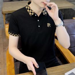 2023 High Quality Spring Luxury Italy Men T-Shirt Designer Polo Shirts High Street Embroidery Letter Clothing Mens Brand Polo Shirt Size M-4XL