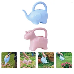 Watering Equipments 2 Pcs Flower Kettle Cleaning Tool Succulent Water Can Kids Spray Bottles Cartoon Spout