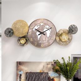 Wall Clocks Living Room Modern Light Luxury Art Clock Home Fashion Creative Simple
