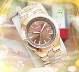 Three pins design solid fine stainless steel watches 42mm Quartz chronograph movement Men highend popular simple dial Luxury Upgrade Wristwatches Clock Reloj Muje