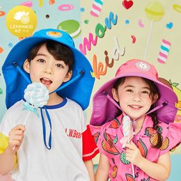 Caps Hats Kocotree wide Brim children's bucket summer beach girl travel outdoor new fashion cute casual sun hat G220522