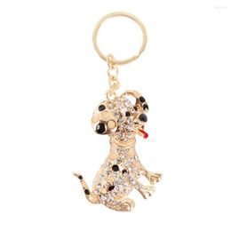 Keychains Dog Poodle Cute Crystal Charm Purse Handbag Car Key Keyring Keychain Party Wedding Birthday Gift