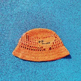 Saman Rafya Kova Şapka Tasarımcı Başlığı Erkekler İçin Kadın Baseb Tüm Kapaklar Beanie Casquettes Balıkçı Kovaları Şapkalar Patchwork Yüksek Kaliteli Yaz