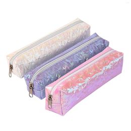 Korean Version Of The Three-Dimensional Pentagram Pencil Case Colorful Laser Home School Office Stationery Bag
