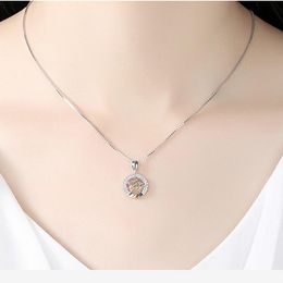 Necklaces Stitching star and moon couple necklace female pair ins trend simple personality Japanese light luxury niche Jewellery gift