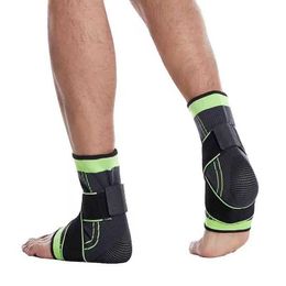 Ankle Support Adjustable compression support used for running football basketball nylon knitted gym bandages P230523