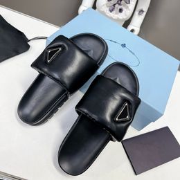 Designer Slides Women Man Slippers Luxury Fashion Sandals Brand Sandals Real Leather Flip Flop Flats Slide Casual Shoes Sneakers Boots by Fen W307 006