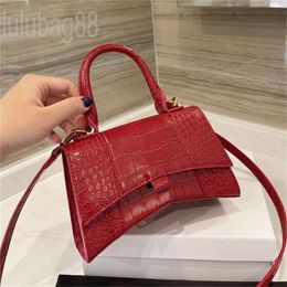 Baguette bag designer shoulder bag leathers hourglass man white sac femme letter colours flaps adjustable strap crocodile pattern women bags with lining XB014 F23