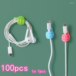 Hooks 36pcs To1pcs Wall Hanger Storage Cable Holder Earphone Mouse Car Interior Hook Home Multifunctional Thumb