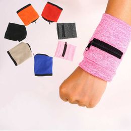 Wrist Support Outdoor bike with key/card pocket secure wallet storage zipper ankle wrap sports wristband support for fast delivery P230523