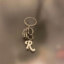 Knot 2021 New RAF Show Ghost Paw Earrings Pioneer Accessories Fashion Street Hip Hop AllMatch Jewelry