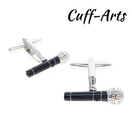 Cufflinks for Mens Microphone Music Cufflinks Gifts for Men Shirt Cuff links Gemelos Bouton De Manchette by Cuffarts C10221