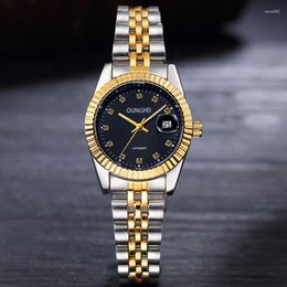 Wristwatches 2023 31MM Automatic Miyota 6t51 Movement Gold Dial 904L Stainless Steel Strap Casual Women's Watch