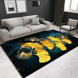 Carpets Golden Diamond Velvet Home Living Room Carpet Customizable Bedroom Bedside Office Bathroom Door Mat