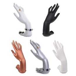 Jewelry Pouches Bags Finger Display Mannequin Stand Bracelet Jewellery Holder Hand Rack