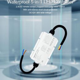 MiBoxer LS2-WP Waterproof 5-in-1 LED Controller DC12~36V Max 20A IP67 For Single Colour CCT RGB RGBW RGB+CCT Led Strip