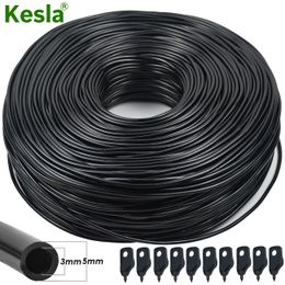 Hoses KESLA Garden 35mm Watering Hose Irrigation Pipe 18 Tubing for Greenhouse Bonsai Potted Plants Drip Dripper Sprinkler 230522