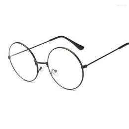 Sunglasses Frames Vintage Round Glasses Frame Female Brand Designer Gafas De Sol Spectacle Plain For Men Women Eyeglasses Eyewear